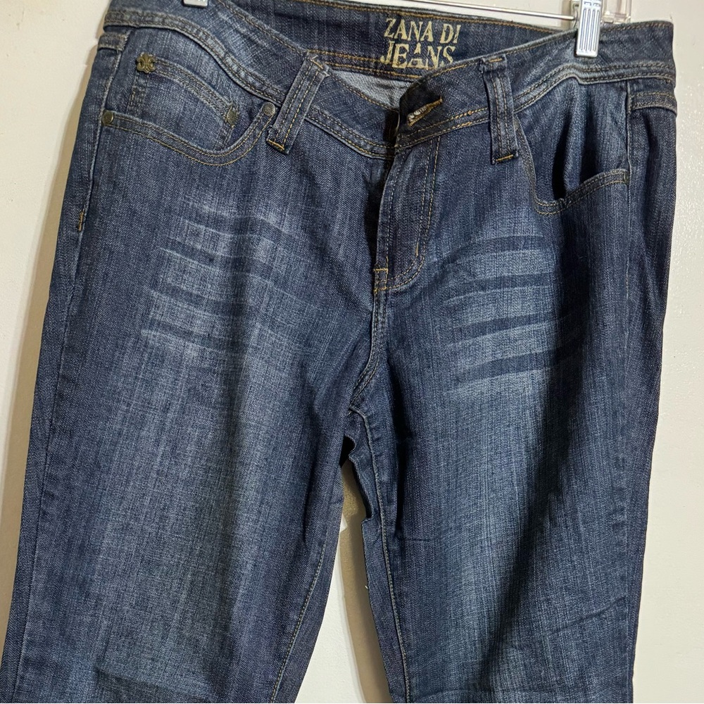 Rusted blue jeans.